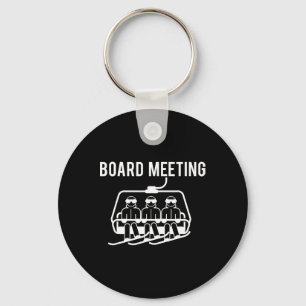 Board Meetings - Wintersports Lover Snowboarding S Key Ring