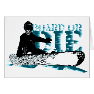 board or die. skeleboarder.