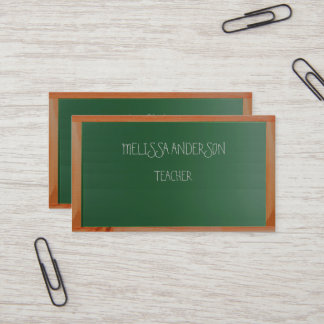 board teacher business card