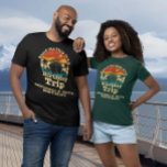 Board the Ship Retro Birthday Cruise  T-Shirt<br><div class="desc">This design may be personalised in the area provided by changing the photo and/or text. Or it can be customised by clicking Personalise this Template and then choosing the click to customise further option and delete or change the colour of the background, add text, change the text colour or style,...</div>