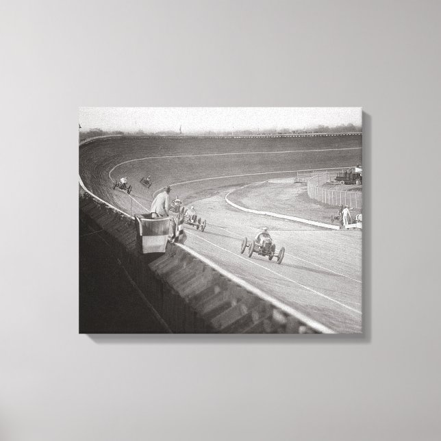 Board Track Speedway, 1925 Canvas Print (Front)