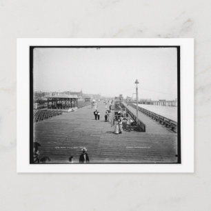 Board Walk, Asbury Park, New Jersey Vintage Postcard