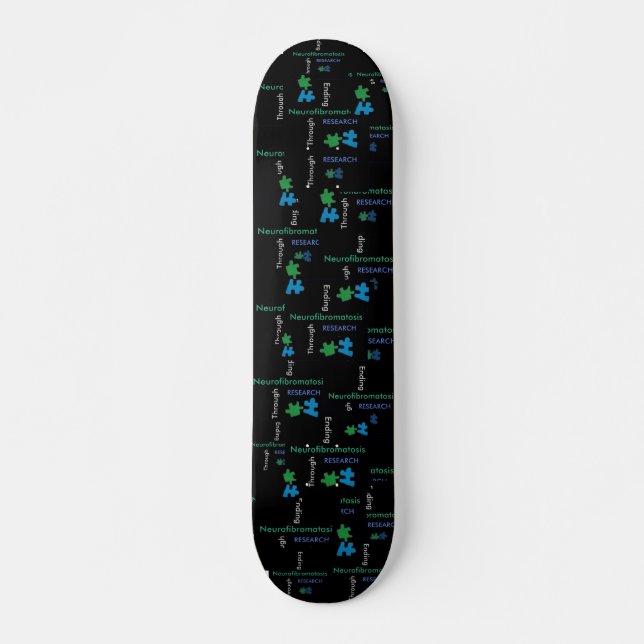 "BOARDING" For A Cure (NF) Skateboard (Front)