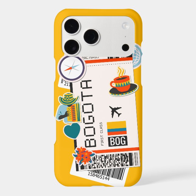 BOARDING PASS BOGOTA COLOMBIA (Back)