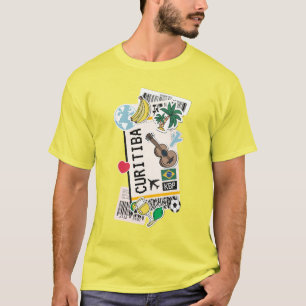 BOARDING PASS CURITIBA BRAZIL T-Shirt