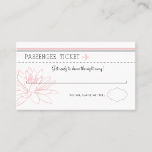 Boarding Pass Escort/Seating Card