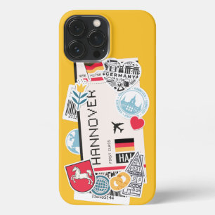 BOARDING PASS HANNOVER, GERMANY iPhone CASE