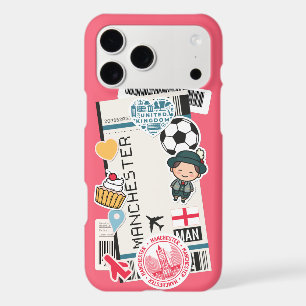BOARDING PASS MANCHESTER, ENGLAND iPhone CASE