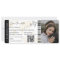 Boarding pass Minimalist save the date ticket