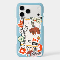 BOARDING PASS MONTREAL CANADA iPhone CASE