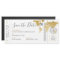 Boarding Pass Save the Date Gold Map 