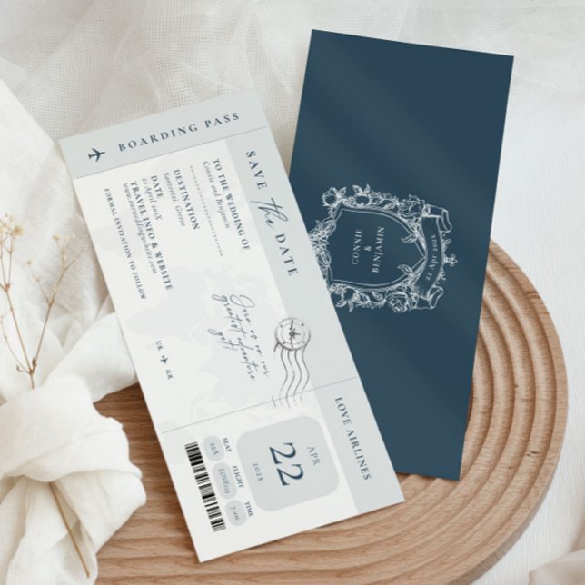 Boarding Pass Save the Date Invitation (Creator Uploaded)