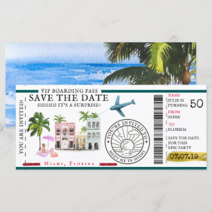 Boarding Pass   Surprise Destination Birthday