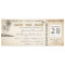 boarding pass tickets for save the date