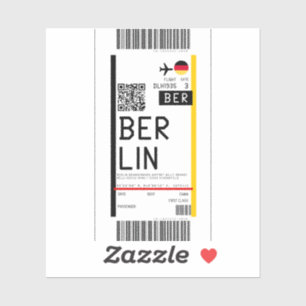 Boarding pass to Berlin (BER)