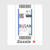 Boarding pass to Busan (PUS)