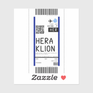 Boarding pass to Heraklion (HER)