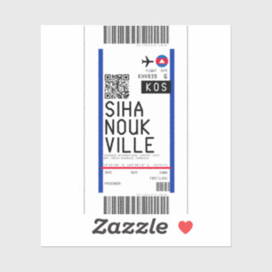 Boarding pass to Sihanoukville (KOS)