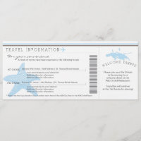 Boarding Pass to St. Thomas Wedding Travel Info