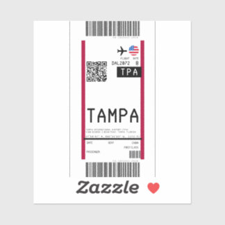 Boarding pass to Tampa (TPA)