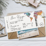 Boarding Pass Travel Retirement Party Invitation<br><div class="desc">Bon voyage to a life well-lived! Join us as we send off our dear retiree in style with a retirement party that's sure to be an adventure. Our boarding pass themed invitation sets the tone for a journey filled with memories, laughter, and celebrations. So pack your bags, and get ready...</div>