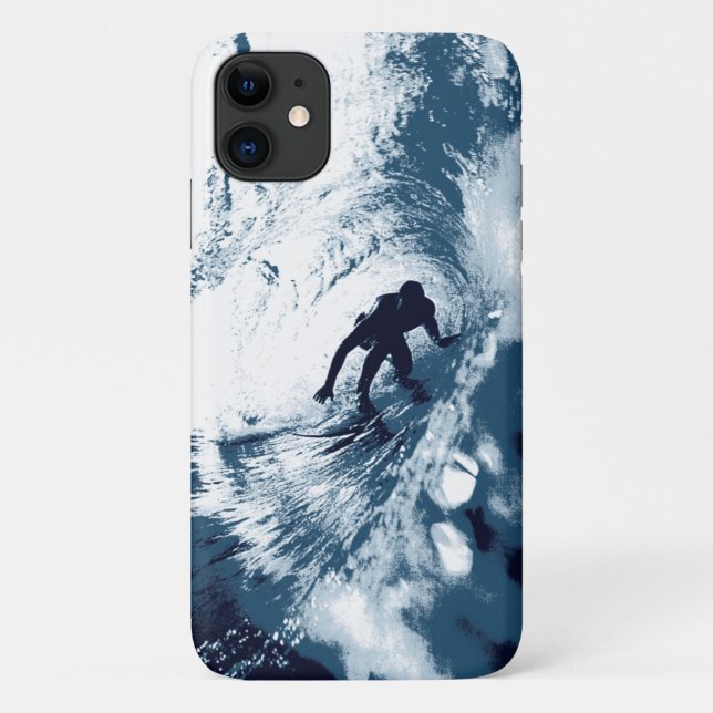 Boarding Trybe Tube, Hawaiian Surfer Case-Mate iPhone Case (Back)