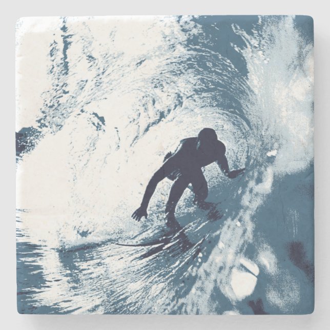 Boarding Trybe Tube Hawaiian Tiki Bar Coasters (Front)