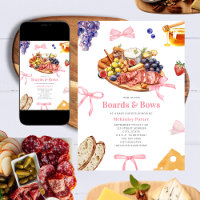 Boards & Bows Charcuterie Pink Girl Baby Shower