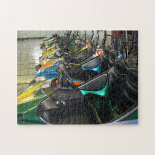 Boardwalk Bumper Cars Rehoboth Beach, DE Photo Jigsaw Puzzle