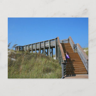 Boardwalk, Florida, Cape San Bur beach picture Postcard