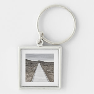 Boardwalk through the desert key ring
