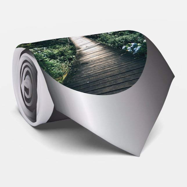 Boardwalk Through The Forest Tie (Rolled)