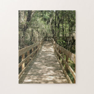 Boardwalk Through the Woods Jigsaw Puzzle