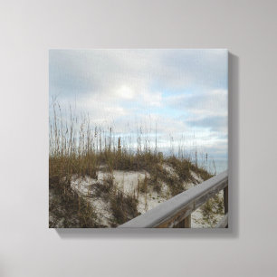 Boardwalk To Beach Canvas Print