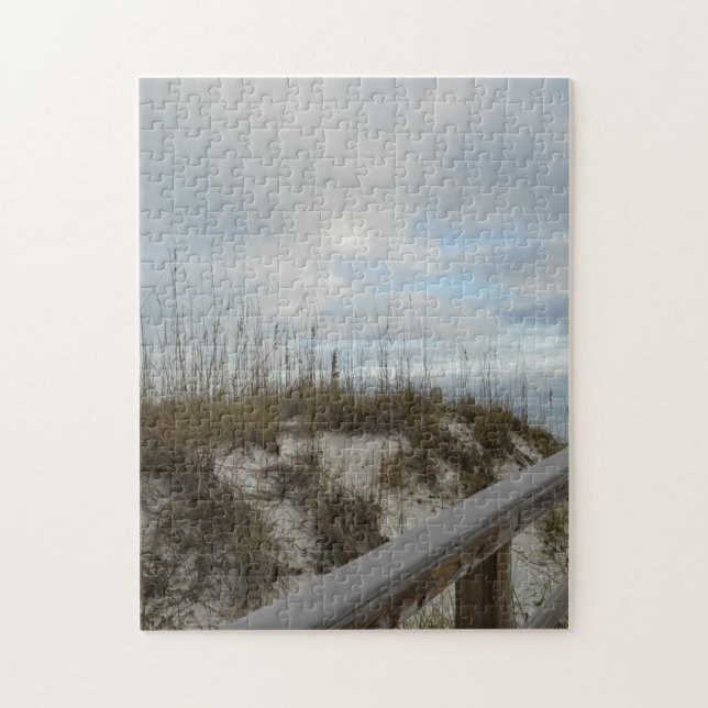 Boardwalk To Beach Jigsaw Puzzle (Vertical)