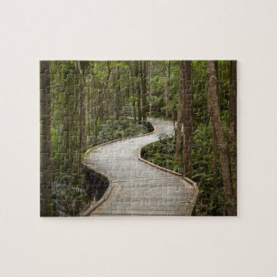 Boardwalk to Nelson Falls, Franklin - Gordon Jigsaw Puzzle