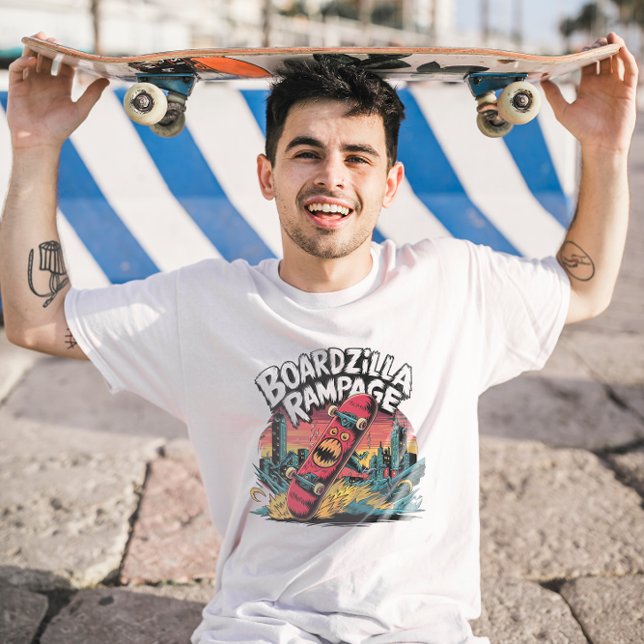 Boardzilla Rampage Urban Skater T-Shirt (Creator Uploaded)