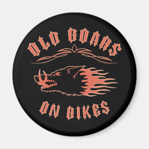 Boars on Bikes Magnet