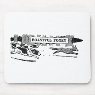 Boastful Foxy Mouse Mat
