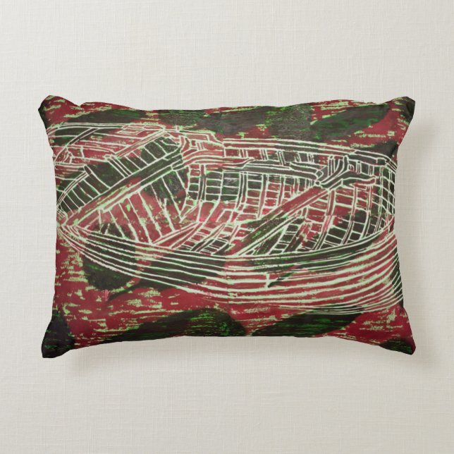 Boat 2007 decorative cushion (Front)