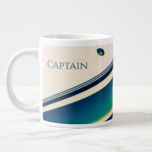 Boat Abstract in Blue Speciality Mug