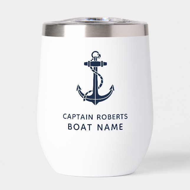Boat Anchor Captain Swag Custom Nautical (Front)
