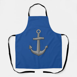 Boat Anchor Cartoon Apron