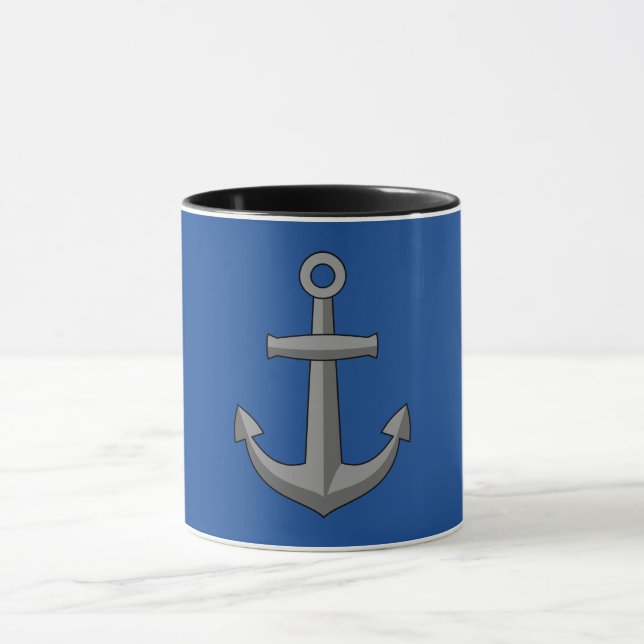Boat Anchor Cartoon Mug (Center)