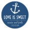 Boat Anchor Love Is Sweet Labels (Dark Blue)