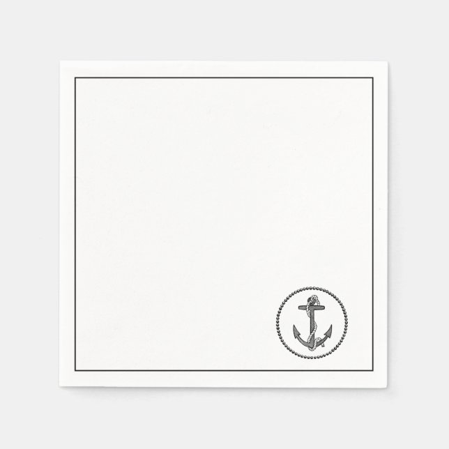 Boat Anchor Napkin (Front)