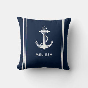 Boat Anchor Nautical Custom Cushion