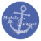 Boat Anchor Wedding Labels (Navy Blue)