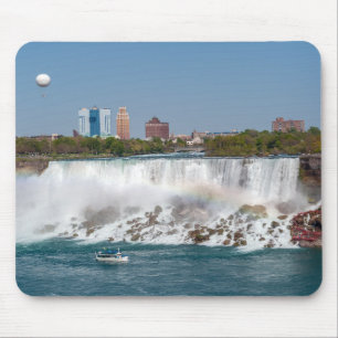 Boat and American Falls from Niagara Falls Mouse Mat