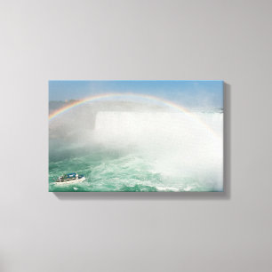 Boat and Horseshoe Falls from Niagara Falls Canvas Print
